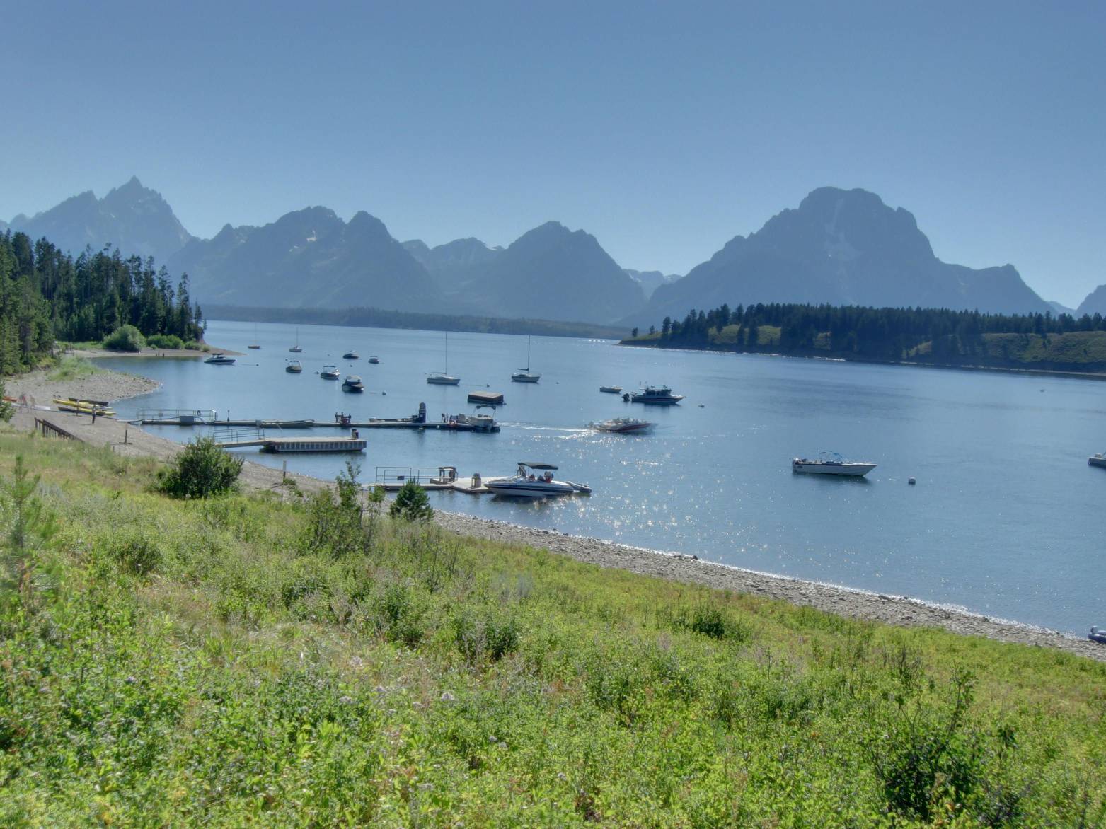 Image: Jenny Lake as seen from its southeastern border