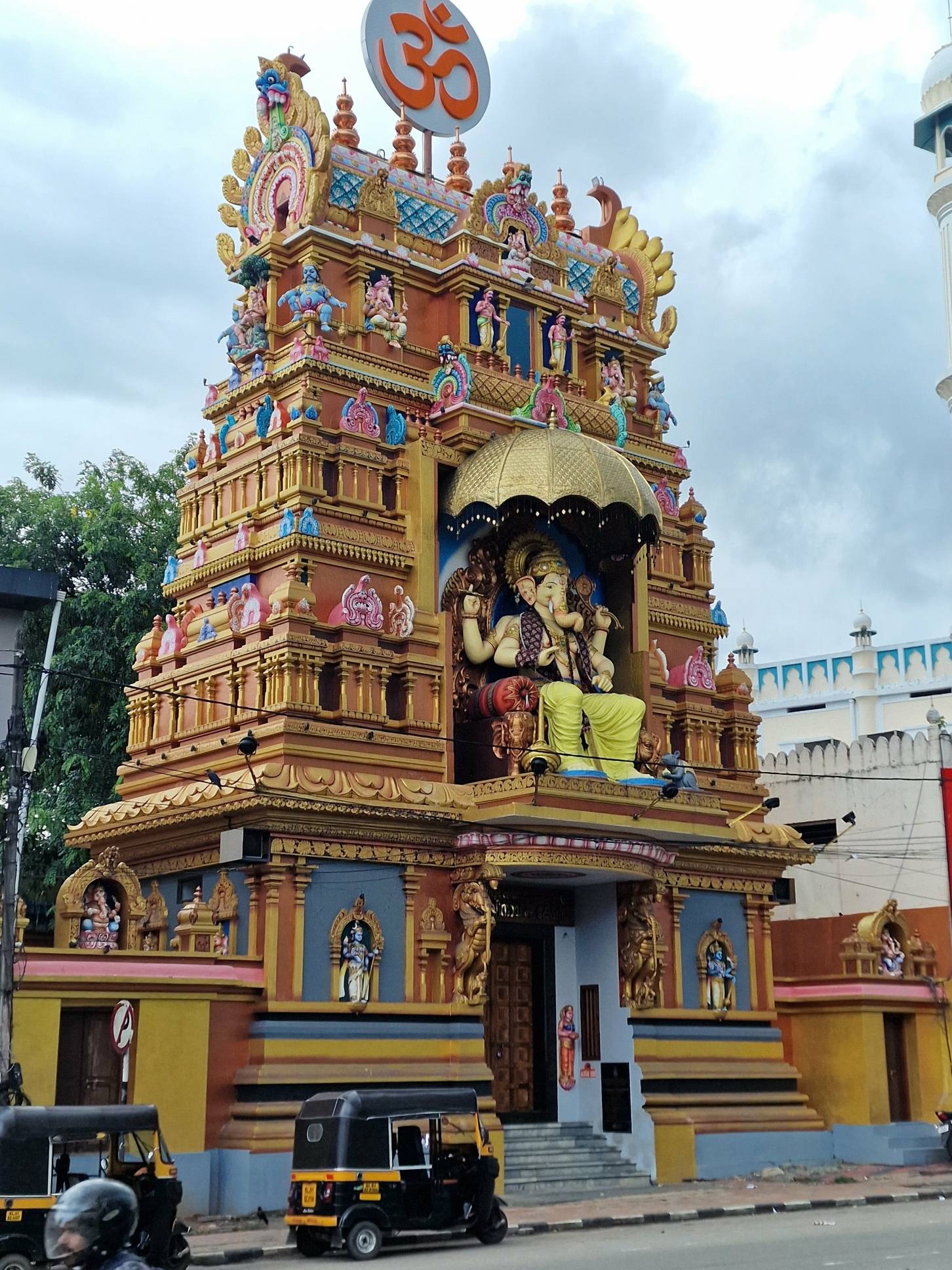 A hindu temple near the Connemara Market