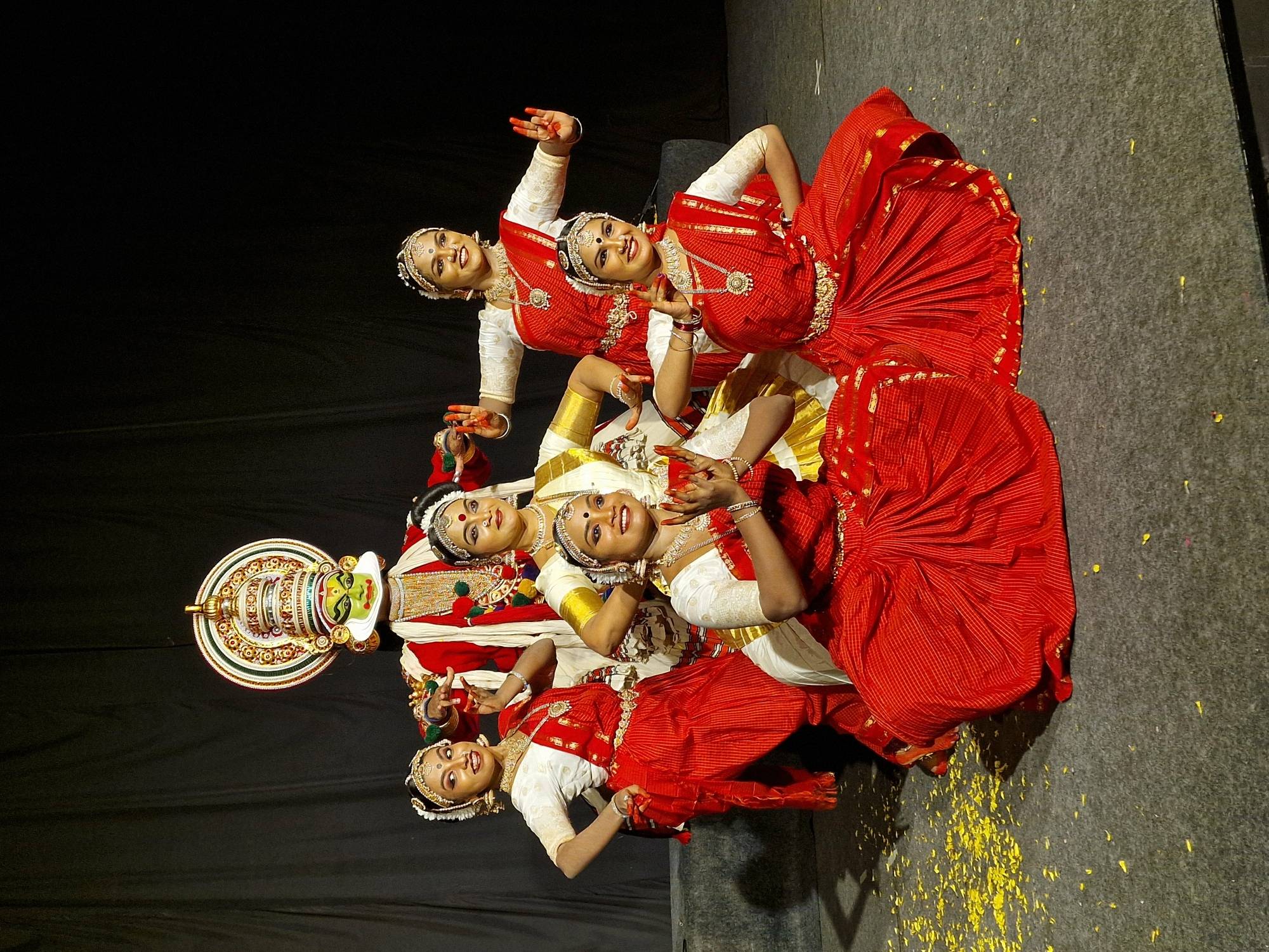 A Kathakali dance performance