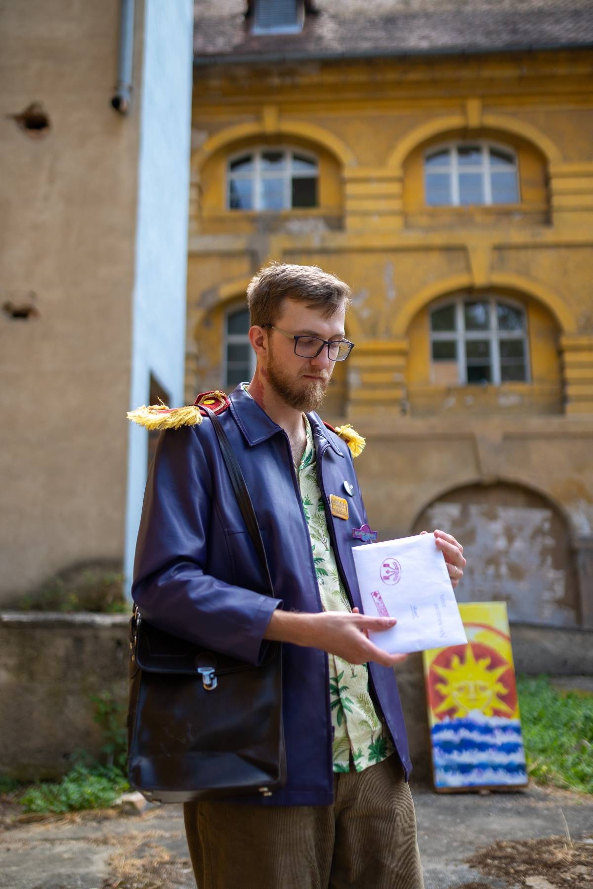 My character after receiving a letter